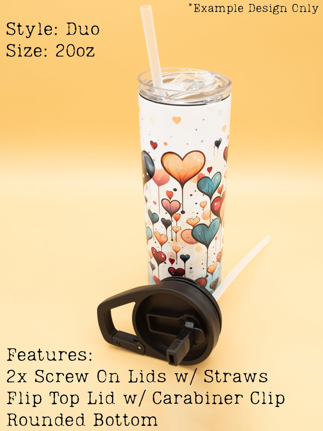 Graduation 2025 Tumbler – 20oz Skinny Floral Tumbler with Sunflowers - WG Creative Co.