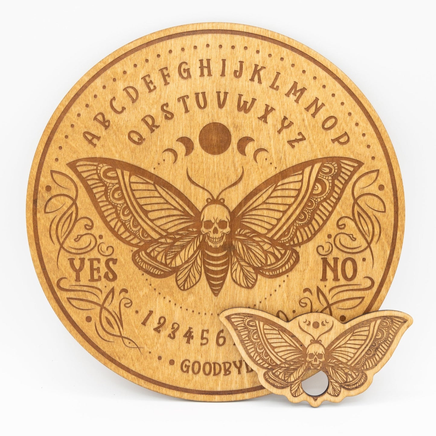 Ouija Board - Moth of the Night | Personalized Engraving - WG Creative Co.