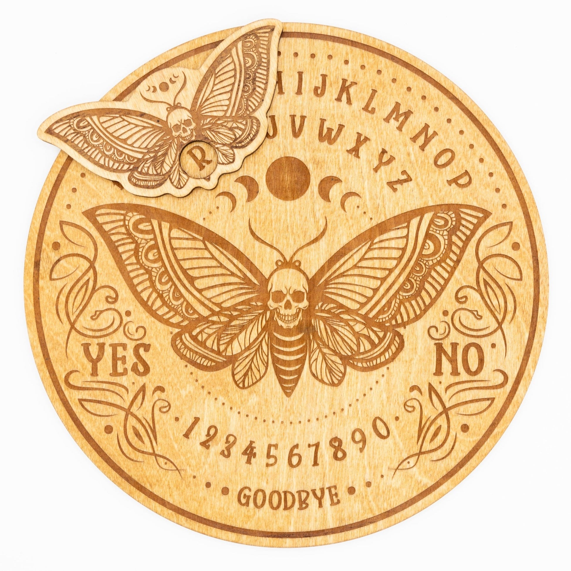 Ouija Board - Moth of the Night | Personalized Engraving - WG Creative Co.