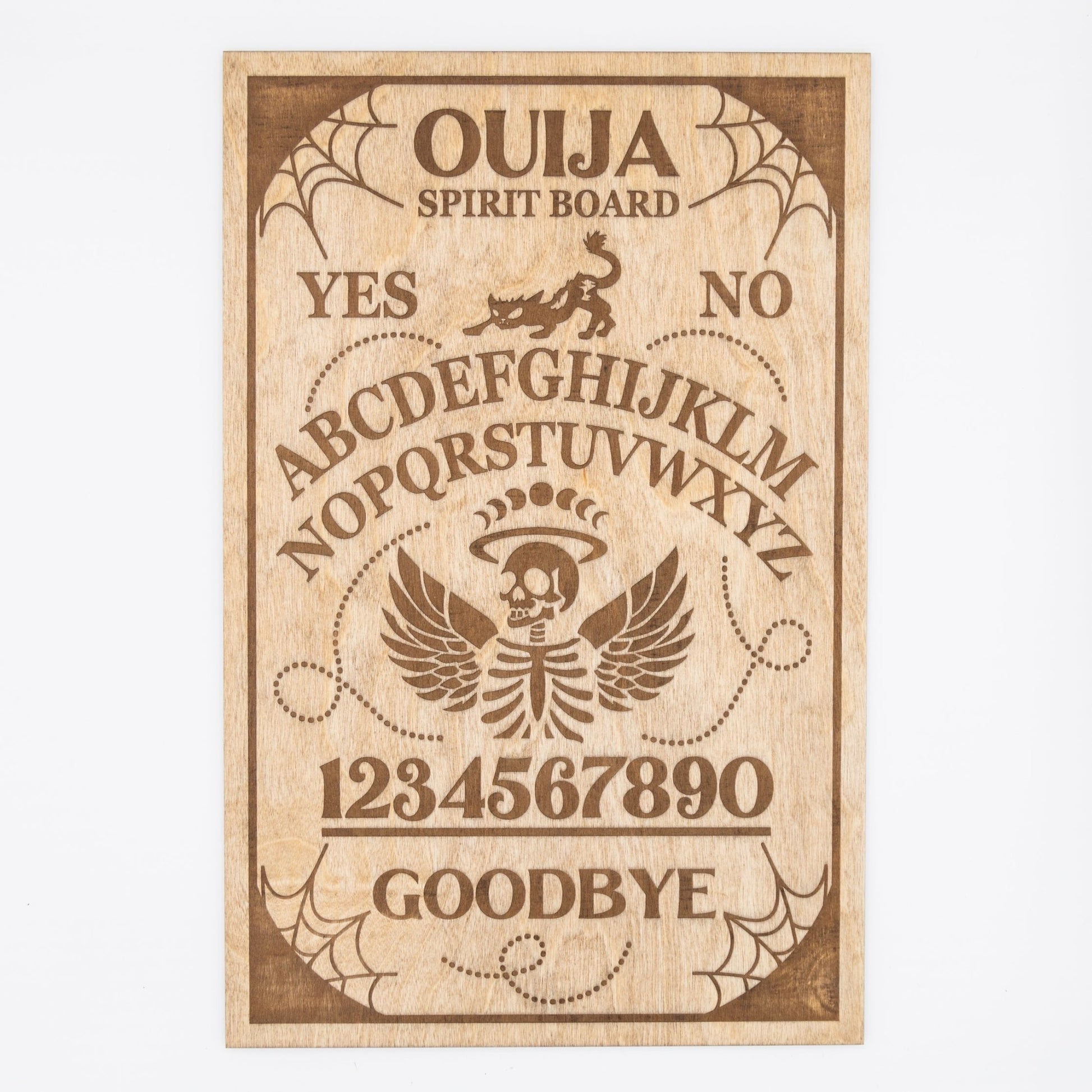 Ouija Board - Winged Skull | Personalized Engraving - WG Creative Co.