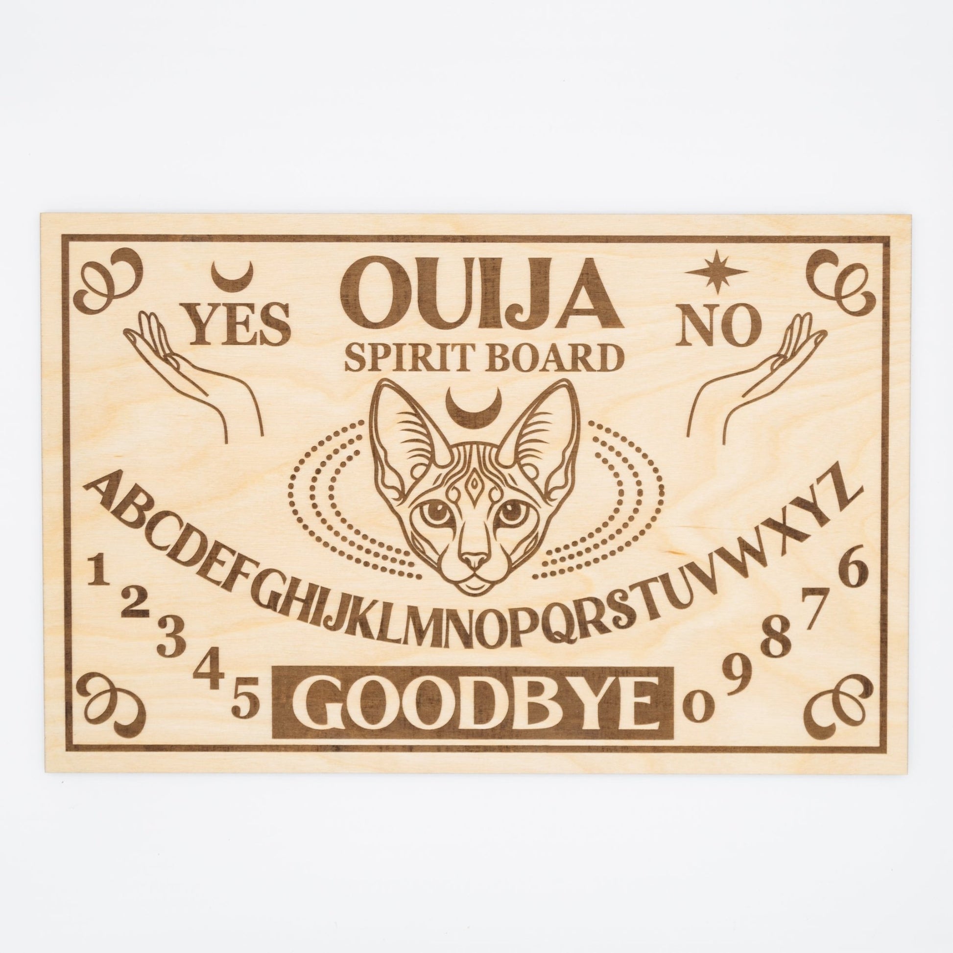 Ouija Board - Mystic Sphynx | Personalized Engraving - WG Creative Co.