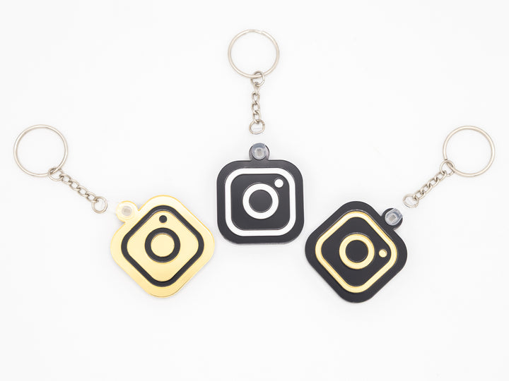 NFC Social Media Keychain – Tap to Share Your Link | Custom Acrylic Key Tag