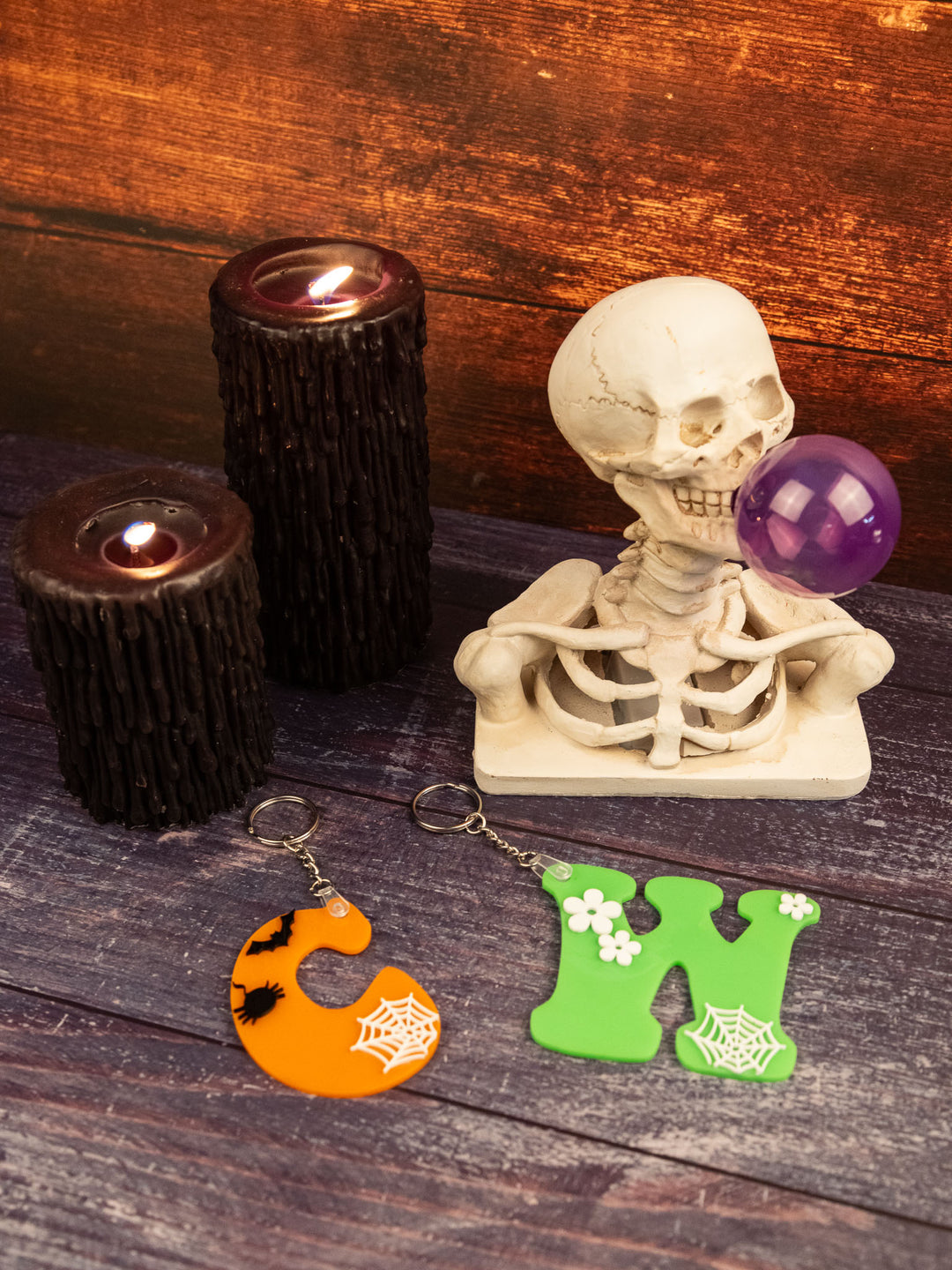 Personalized Halloween Bag Tags – Custom Acrylic Trick-or-Treat Name Tag