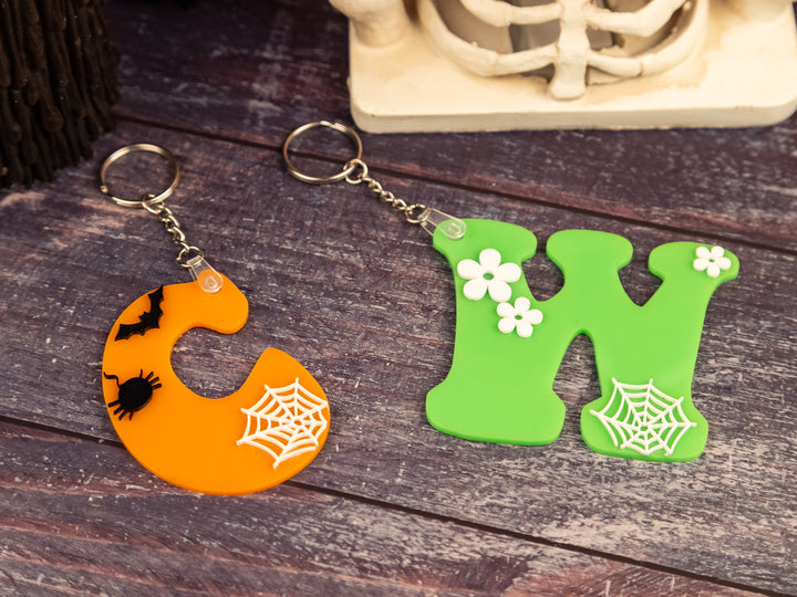 Personalized Halloween Bag Tags – Custom Acrylic Trick-or-Treat Name Tag