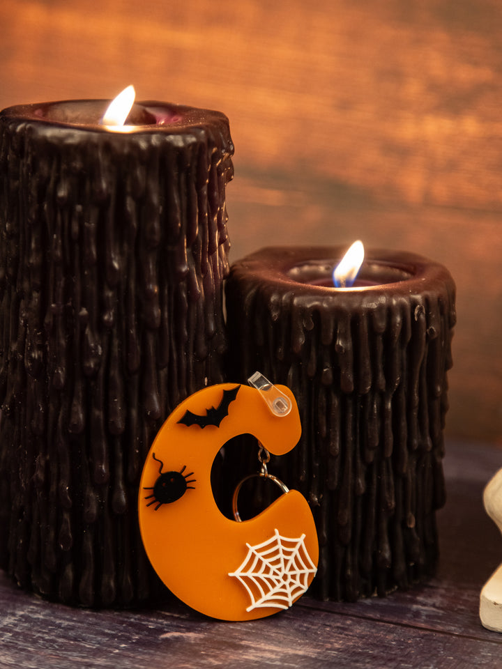 Personalized Halloween Bag Tags – Custom Acrylic Trick-or-Treat Name Tag