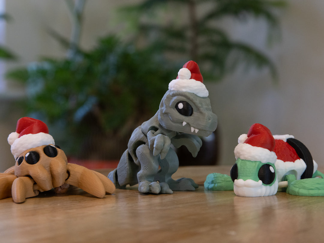 Holiday Fidget Pals – Articulated Collectible Creatures (4-Pack)