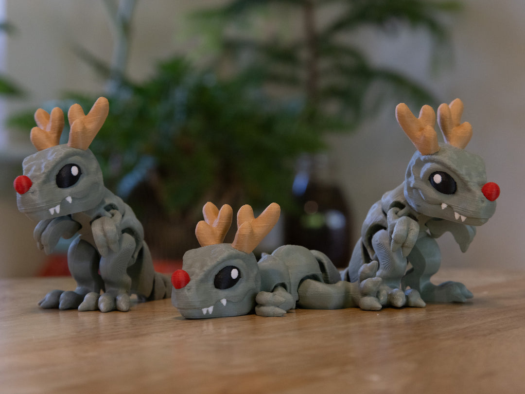 Holiday Fidget Pals – Articulated Collectible Creatures (4-Pack)