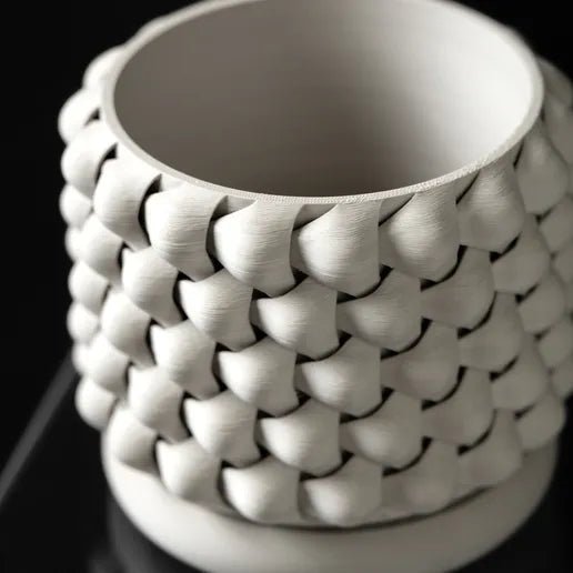 The "Tri - Weave" Planter - Modern Indoor Plant Pot and Container - WG Creative Co.