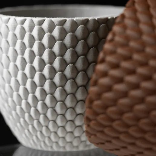 The "Dragonscale" Planter - Modern Indoor Plant Pot and Container - WG Creative Co.