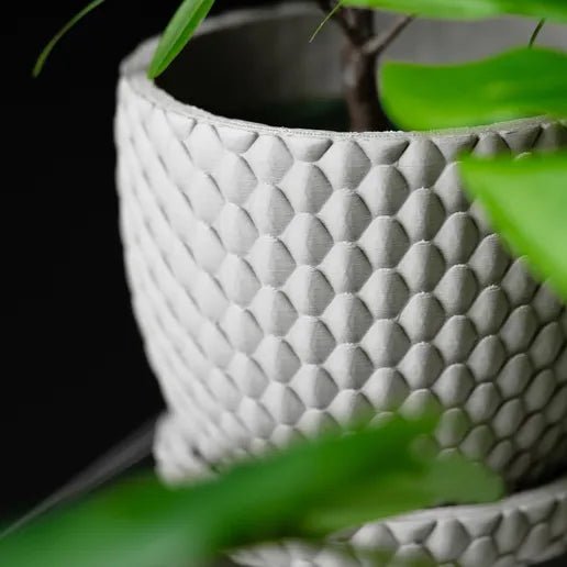 The "Dragonscale" Planter - Modern Indoor Plant Pot and Container - WG Creative Co.