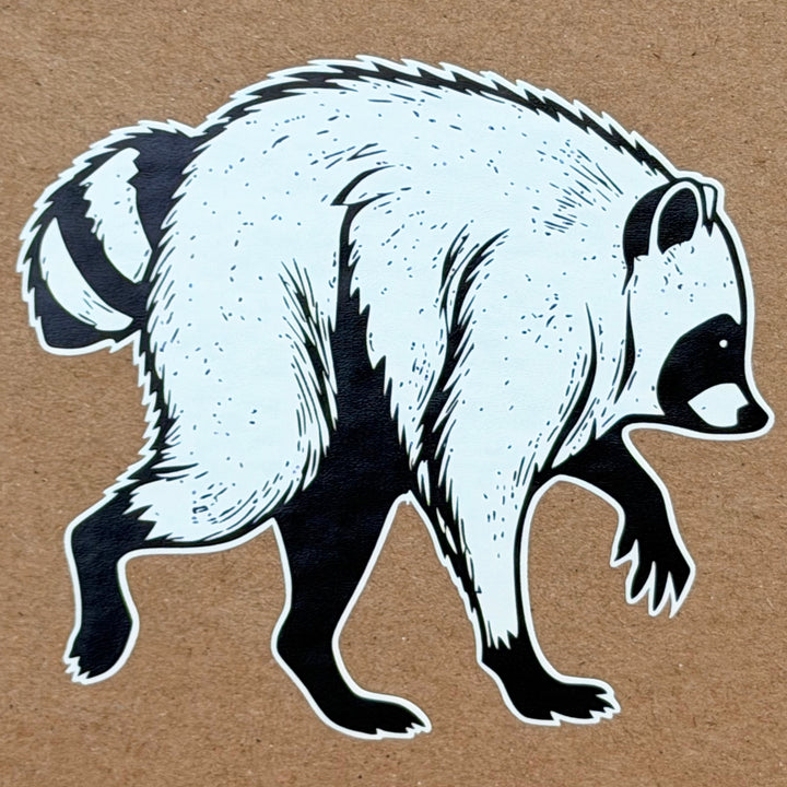 Jimothy the Seattle Raccoon | UV Printed Sticker