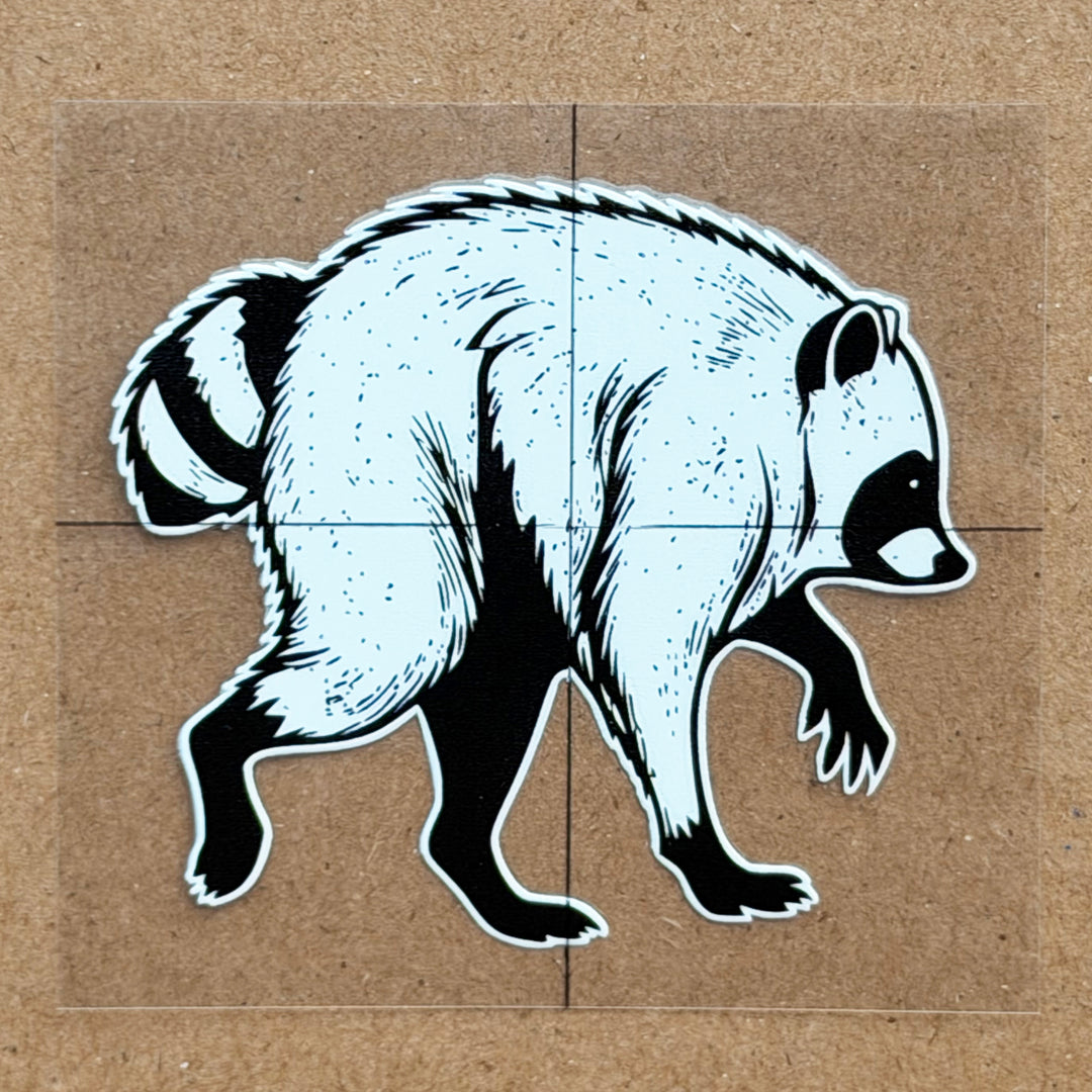Jimothy the Seattle Raccoon | UV Printed Sticker
