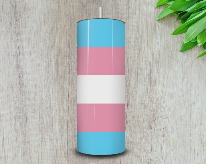 20oz "All for Love and Love for All" Tumbler – Transgender Pride Design