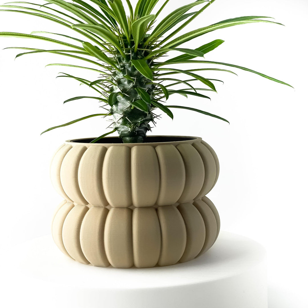 indoor bulb planter Yarrow Pot – Double Bulb 3D Printed Indoor Planter 2" / Matte Mustard