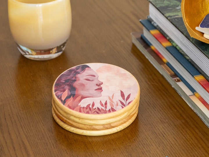 Solstice Women Coasters, Set of 4
