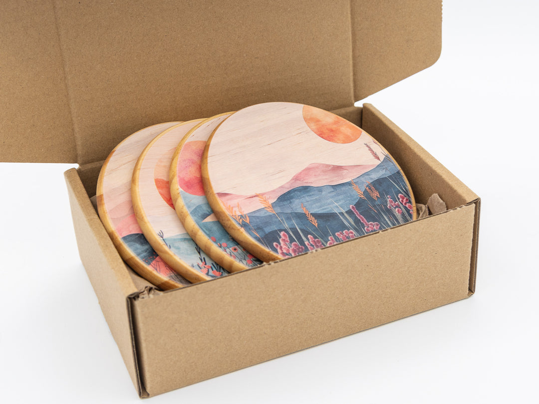 Wild Meadow Coasters, Set of 4